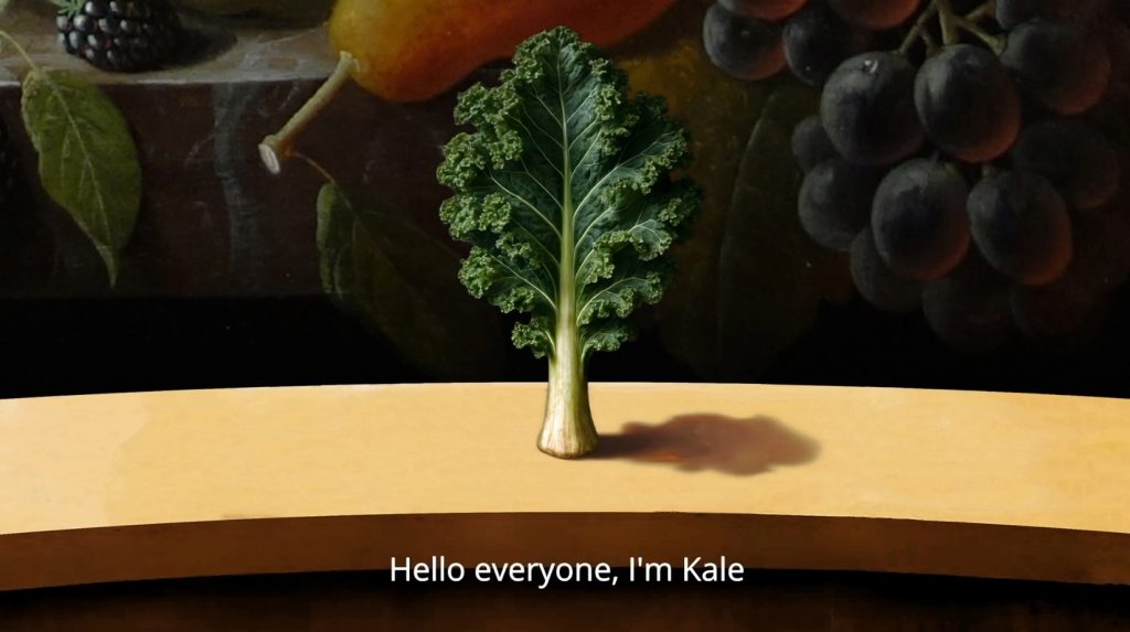 Hungry EcoCities "The Council of Foods", Kale speech by Nonhuman Nonsense