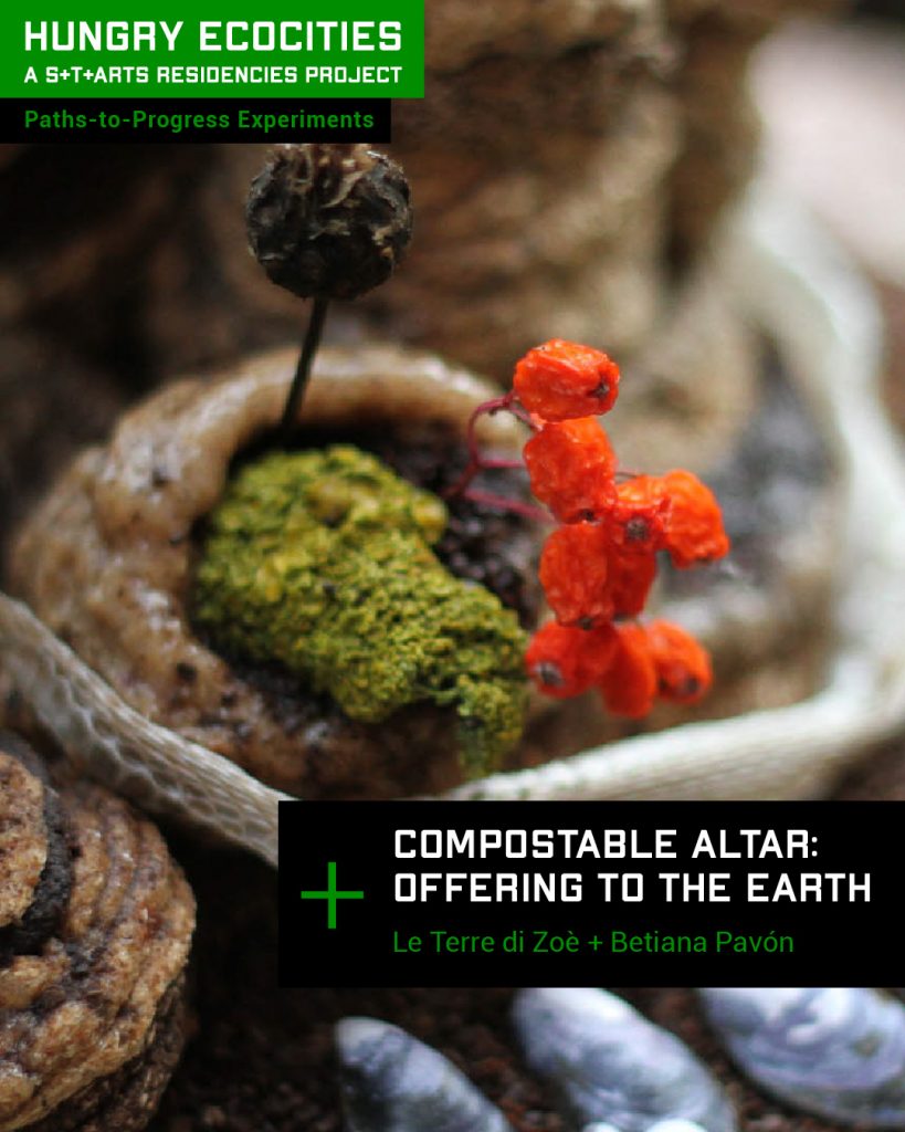 Compostable Altar: Offering to the Earth - Le Terre di Zoè (IT) Organic Farm + Betiana Pavón (AR)